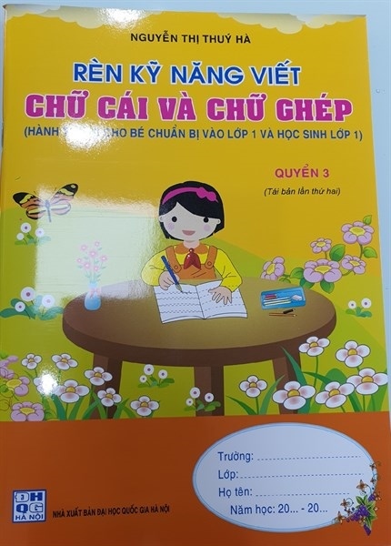 RÈN KỸ NĂNG VIẾT CHỮ CÁI VÀ CHỮ GHÉP QUYỂN 3 NXB ĐH QG HN