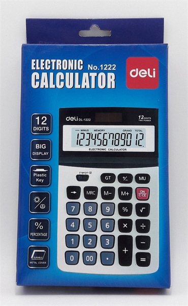 DELI ELECTRONIC CALCULATOR 1222