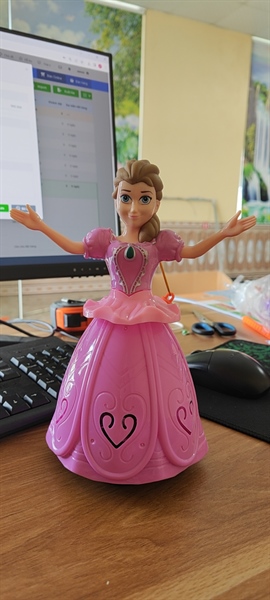 DENNO.QC56-Đèn lồng công chúa váy xoè