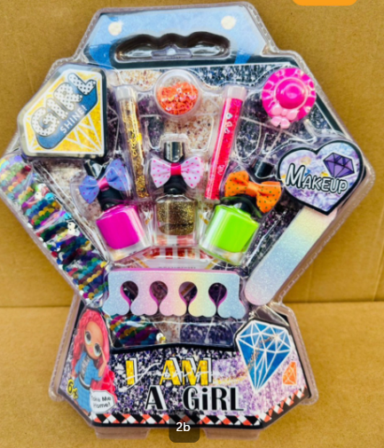 KHAY TRANG ĐIỂM NAIL " I AM GIRL" E180