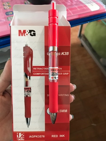 Bút gel MG K35 đỏ