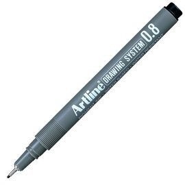 Bút vẽ kỹ thuật Artline 0,8 (đen)