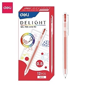 Bút gel Deli G118 đỏ
