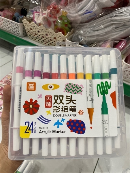 Bút tô màu HS nhiều màu 118-24_HD