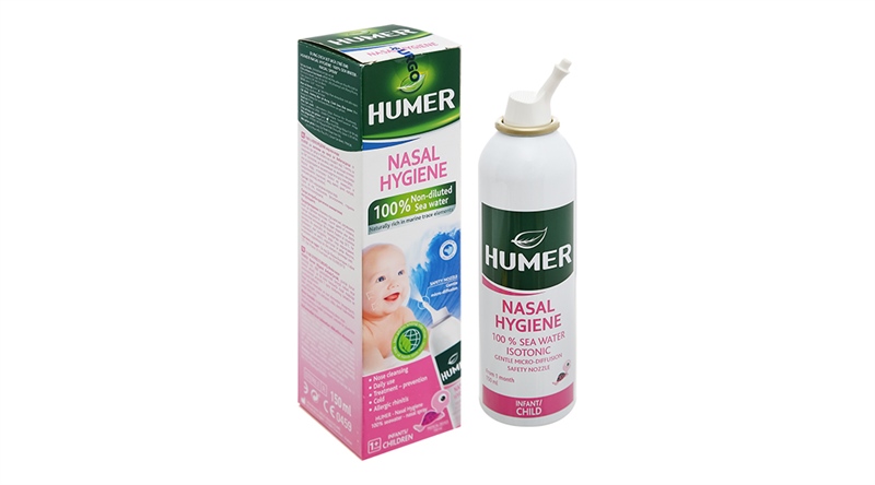 Dung dịch xịt mũi Humer 150 Nasal Hygiene child 150 ml
