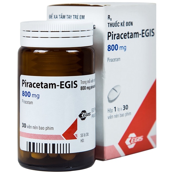 Piracetam-Egis,Hộp 1 lọ 30 viên