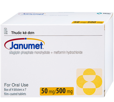 JANUMET 50MG/500MG TAB 28'S
