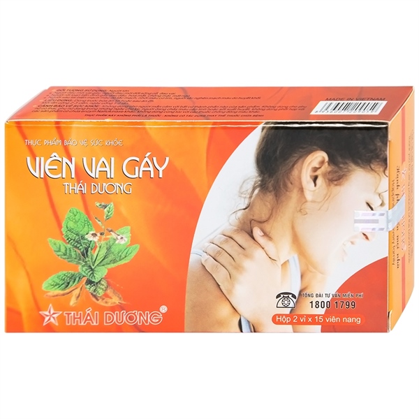 Viên vai gáy thái dương hộp 30 viên