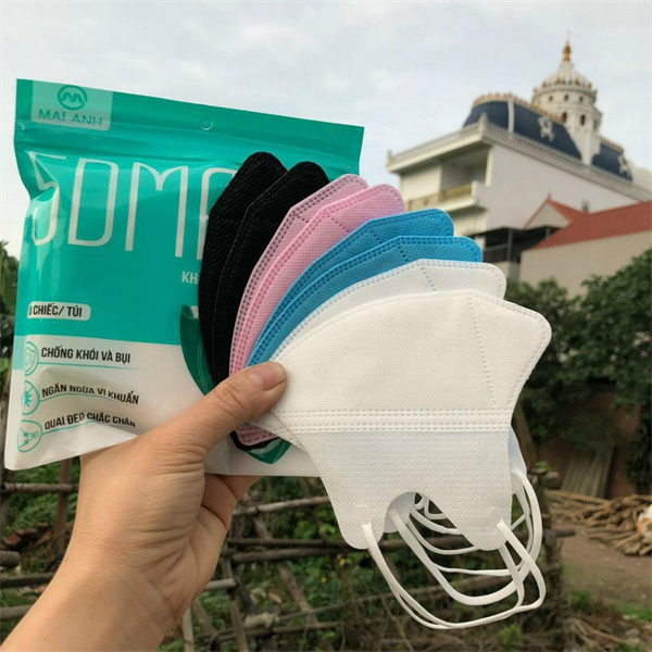 Khẩu trang 5D màu trắng