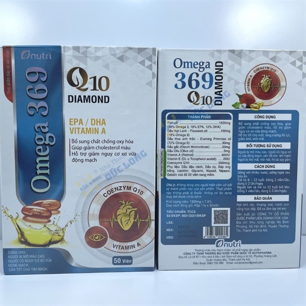 Omega 369 Q10 Nutri (Hộp 30 viên)