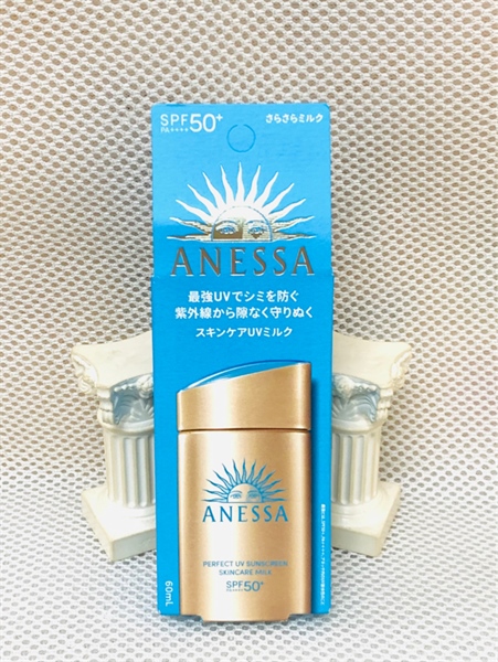 ANESSA (Nắp xanh mẫu mới 2024) Sữa chống nắng dưỡng da kiềm dầu SPF50+ PA++++ 60ml