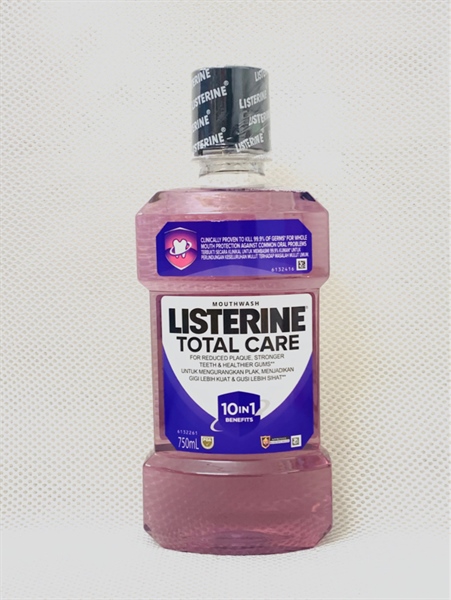 LISTERINE TOTAL CARE Nước súc miệng giúp bảo vệ khoang miệng khỏi các vấn đề về răng nướu 750ml