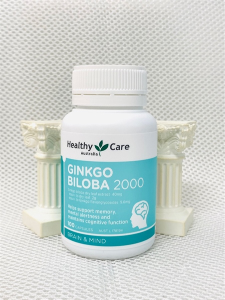 GINKGO BILOBA 2000 HEALTHY CARE Viên uống bổ não,tăng cường lưu thông máu