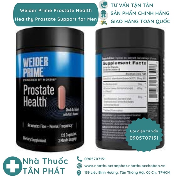 Kirkland Weider Prime Prostate Health - Ch/120viên USA