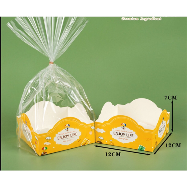 Túi ni lon đế vuông thành thấp gấu