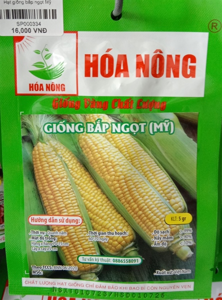 Hạt giống bắp ngọt Mỹ