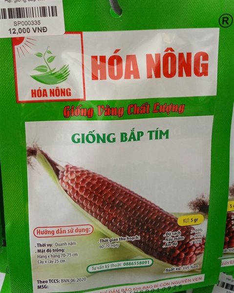 Hạt giống bắp tím