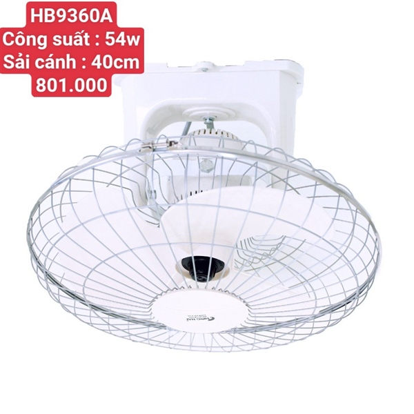 Quạt đảo trần remote cánh 40cm