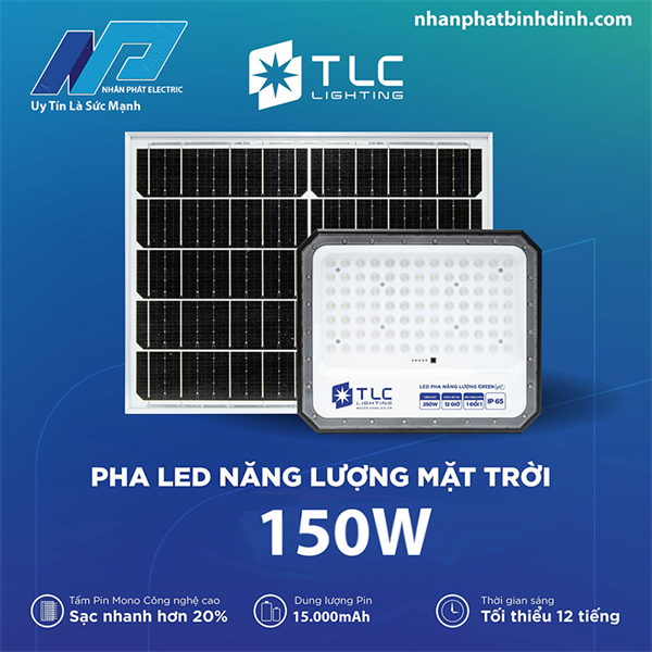 Đèn Led Pha NLMT TLC 150W Green Light TLC-PGL-150W