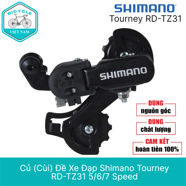 Củ (Cùi) Đề Xe Đạp Shimano Tourney RD-TZ31 5/6/7 Speed