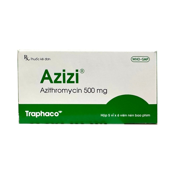 Azizi Azithromycin 500mg Traphaco H30v