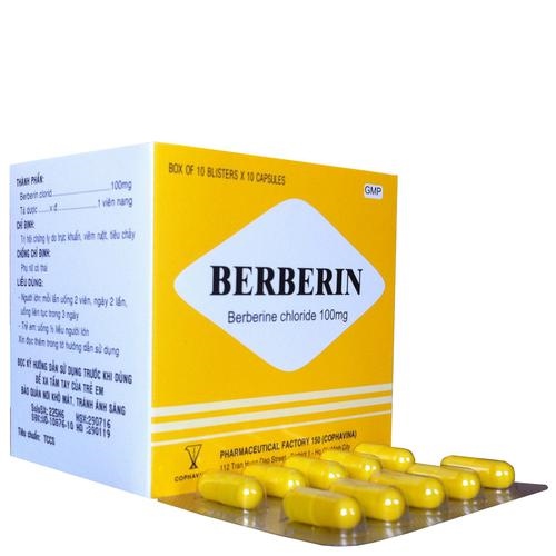 Berberin Chloride 100mg