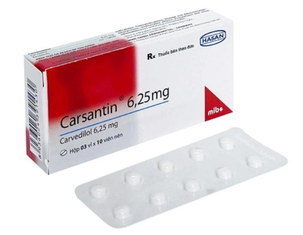 Carsantin 6,25mg (Carvedilol)