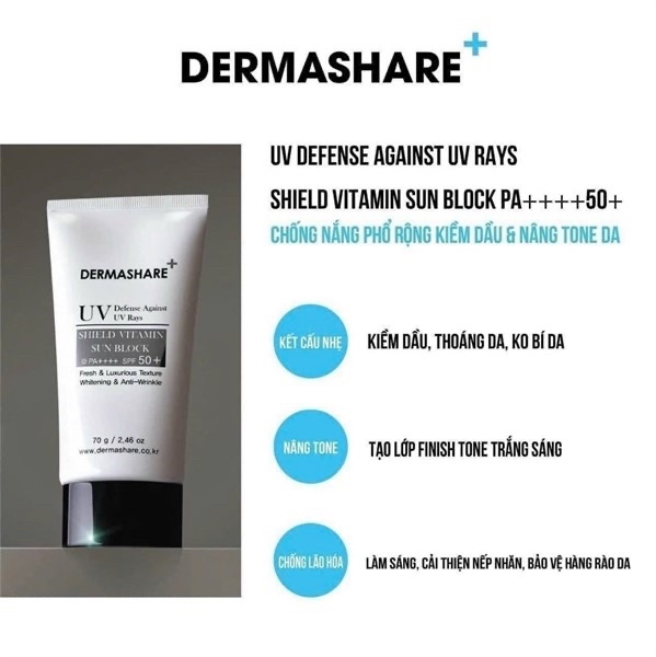Kem chống nắng Dermashare 70g