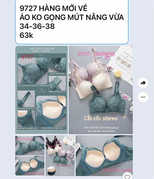 9727- áo ren đệm