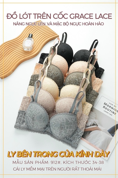 912 - áo ren đệm nâng ngực