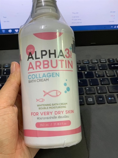 Sữa Tắm Kích Trắng COLLAGEN ALPHA #ARBUTIN 3