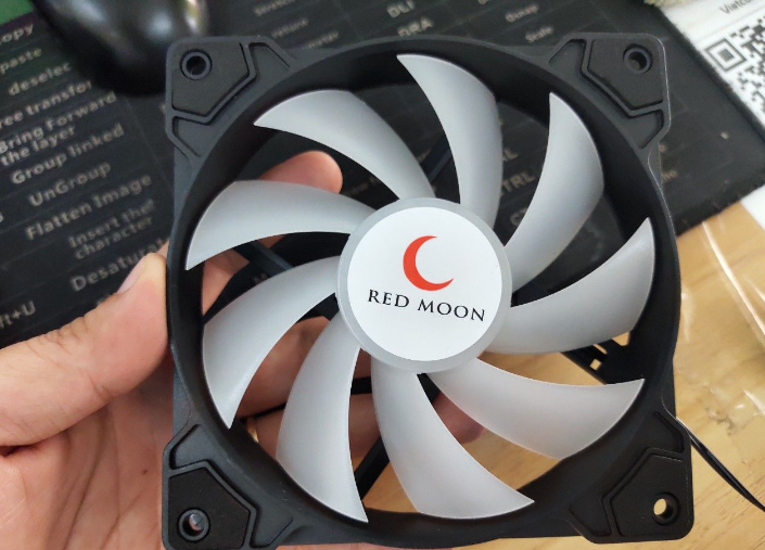 Fan Redmoon K8 màu đen