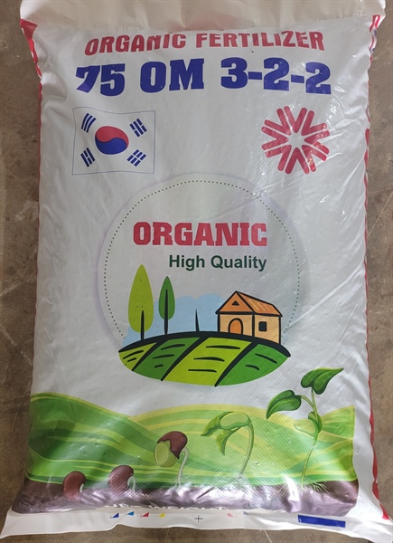 NỞ HÀN QUỐC 75OM 3-2-2 (PHÂN BÓN HỮU CƠ 75 OM 3-2-2)