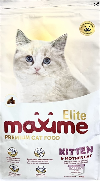 HẠT MAXIME ELITE CHO MÈO CON 1KG.