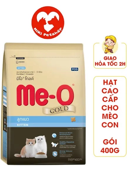 HẠT ME-O GOLD CHO MÈO CON 400G,,