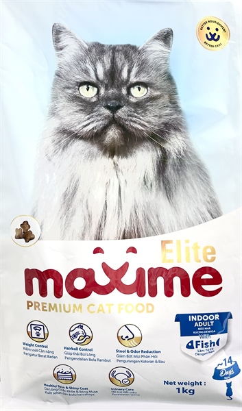 HẠT MAXIME ELITE CHO MÈO TRƯỞNG THÀNH HỖ TRỢ TIẾT NIỆU 1KG.