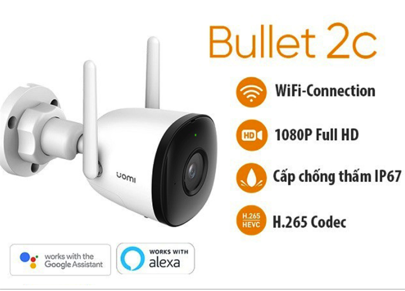 Camera Wifi Imou Thân 3.0 mp Ngoài trời F32P không led