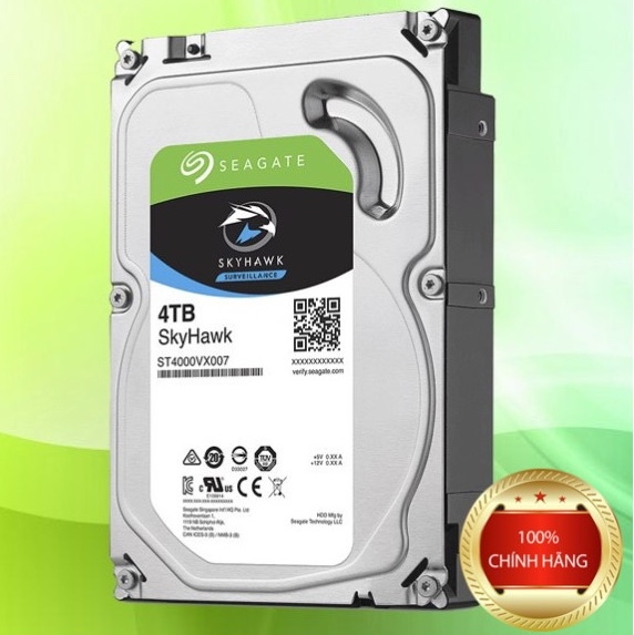 Ổ cứng HDD Seagate 4TB chuyên Camera Chính Hãng