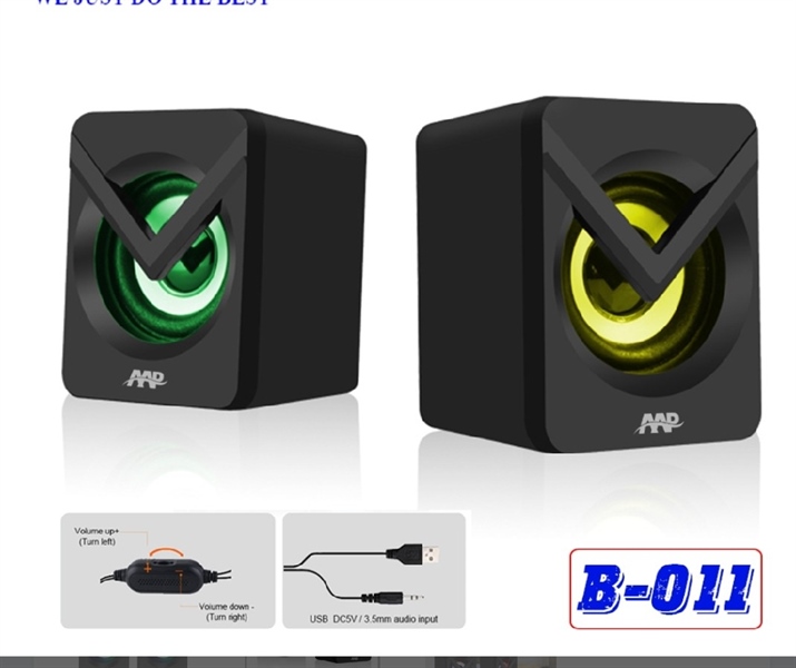 LOA VI TÍNH 2.0 AAP B011 LED
