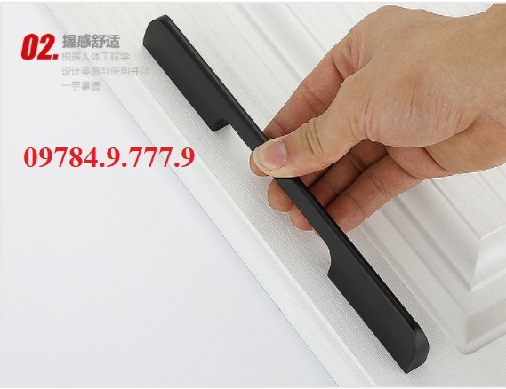 Tay nắm 1191, màu Đen