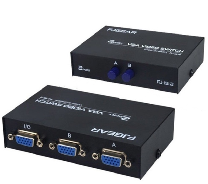 Bộ chuyển cổng (switch) VGA từ 2 nguồn phát vào 1 màn hình