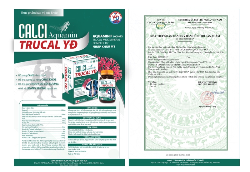 Calci Aquamin Trucal YĐ