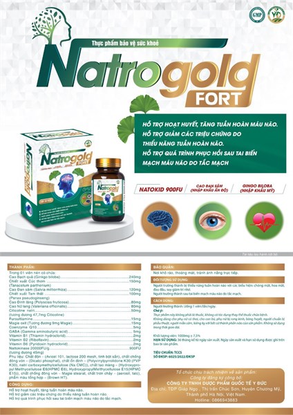 Bổ não NatroGold Fort