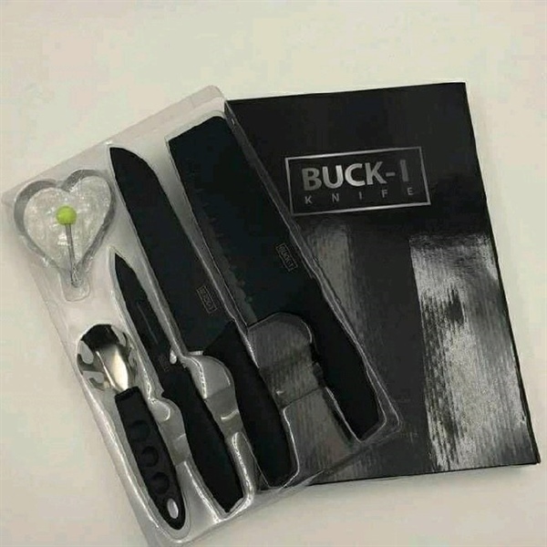 BỘ DAO 5 MÓN BLUCK BLACK