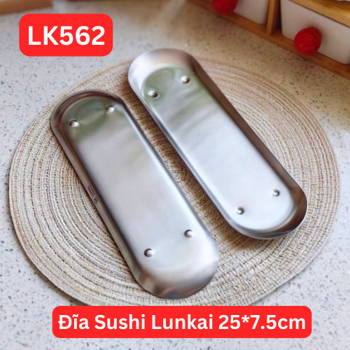 S58 - LK562 Đĩa Sushi Lunkai 25x7.5cm [T60]