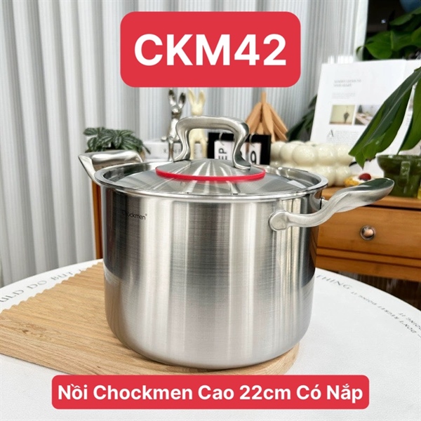 S900 - C42 Nồi Chockmen Cao 22cm Kèm Nắp CKM-ZD3L22T [T6]