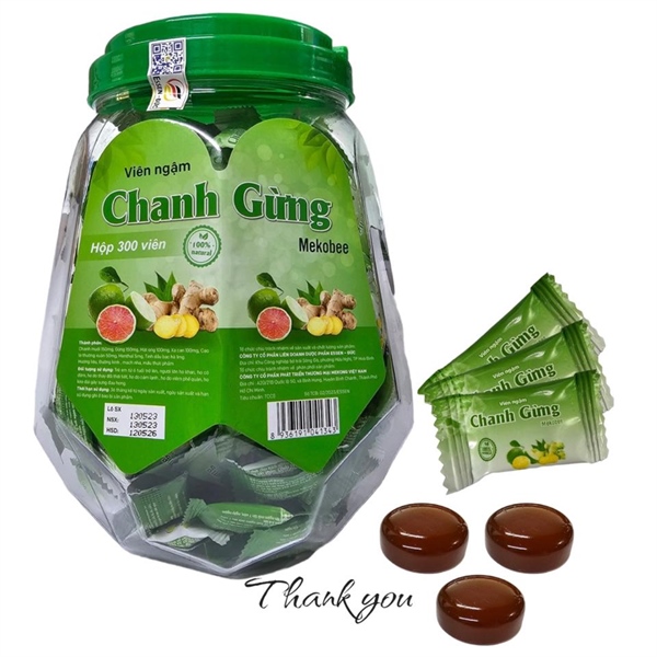 Kẹo Chanh Gừng Mekobee (H/300v)-duoc-ban-tai-DomedPharma