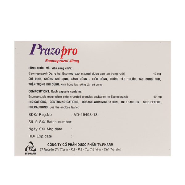 PRAZOPRO 40 TV PHARM-duoc-ban-tai-DomedPharma