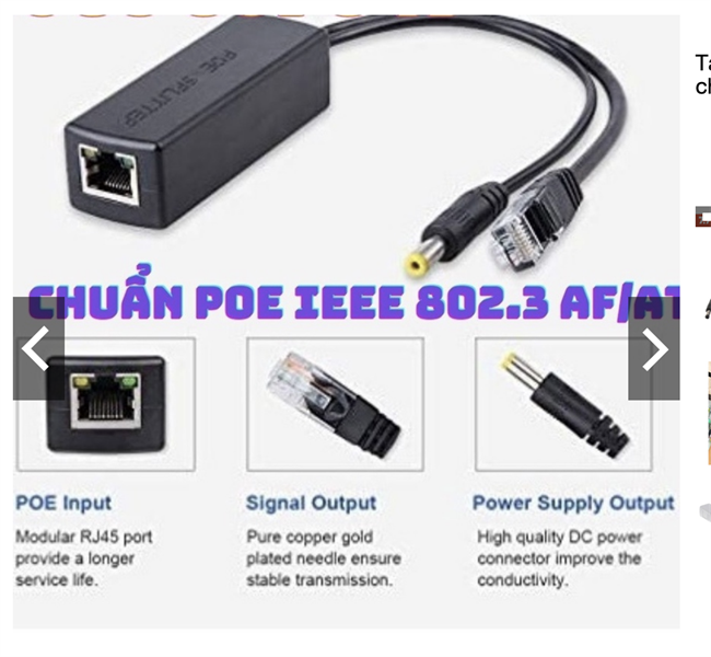 BỘ TÁCH POE 48-5V