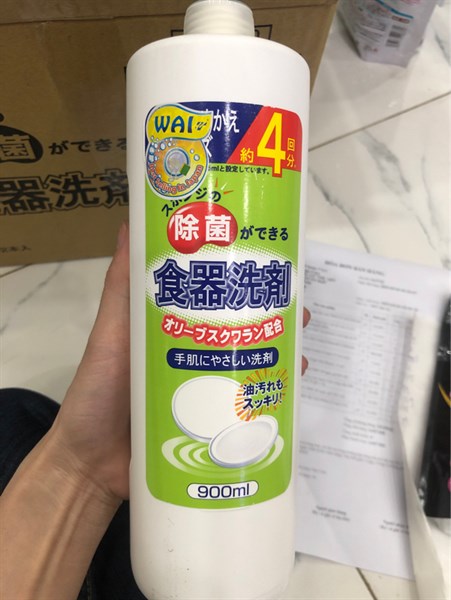 Nước rửa bát Wai 900ml trà xanh